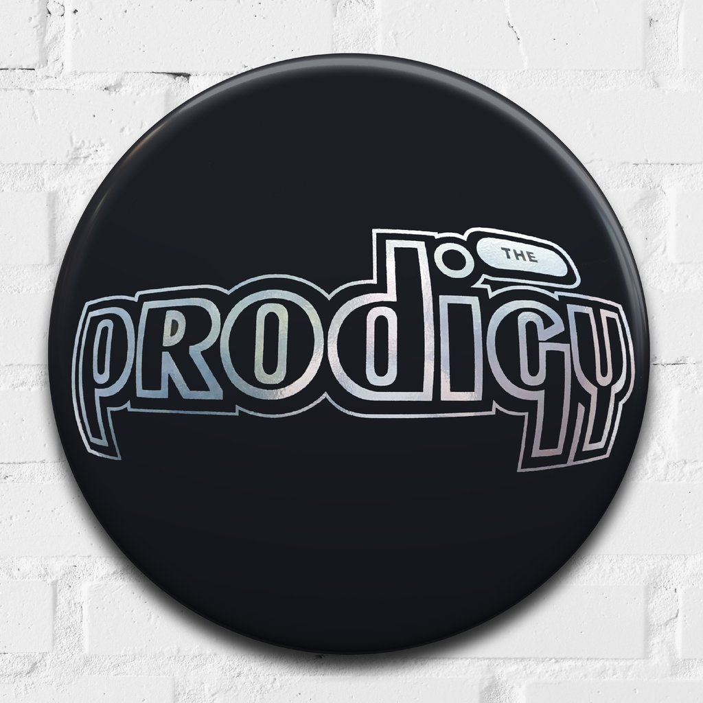 The Prodigy Logo GIANT 3D Pin Badge
