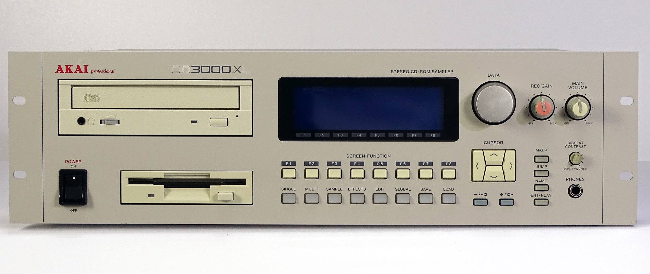 Akai CD3000XL MIDI Stereo CD-ROM Sampler, (10MB)
