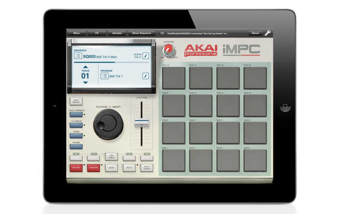Akai iMPC Music Production App for iPad