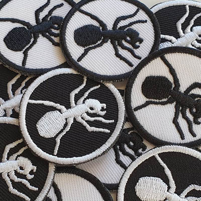 Buy The Prodigy Circle Ant embroidery patches!